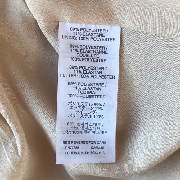 Pale pink pleated J. Crew skirt - Picture 3 of 4